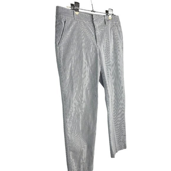 Tommy Hilfiger Capri Pants Women's Size 8 Striped Pockets‎ Belt Loops - Picture 6 of 12
